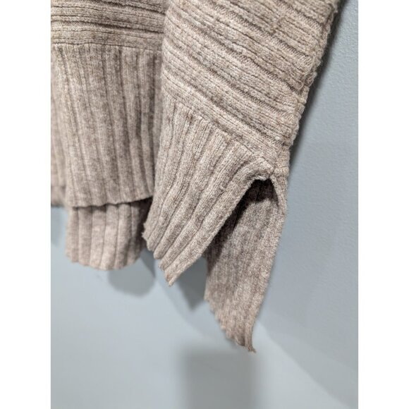 Anthropologie Moth Tisbury Turtleneck Pullover Sweater Tan Knit Womens Large - Picture 7 of 16
